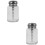 2Pcs Portable Nail Polish Remover Pump Bottle Clear Empty Dispenser 8