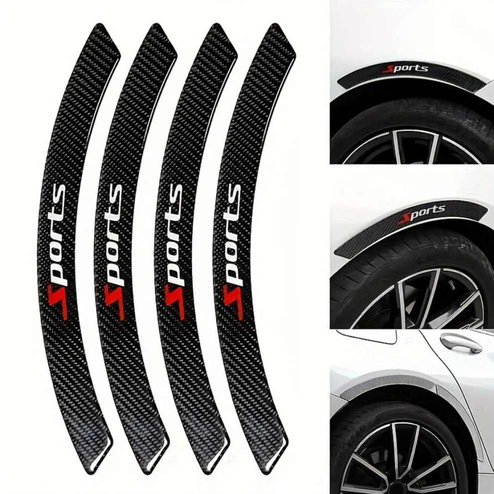 Eyebrows Decorative Strip For Suv, 4Pcs Antiscratch Exterior Trim 9001264135126
