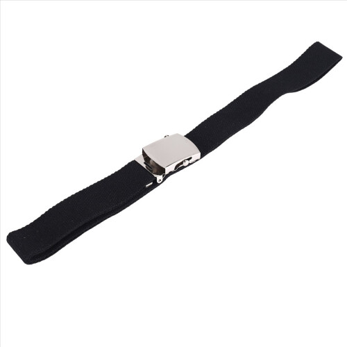 Cinto de tecido preto masculino de 38 mm 2