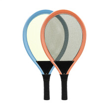 Illuminated badminton racket for children with nonslip grip
