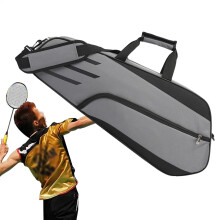 Tennis Racket Bag  Shoulder Case, Multi Racket Organiser Gray