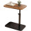 360 Rotating Table End Table for Small Spaces Black Walnut 5