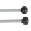 2Pcs Timpani Mallet Silikon Kunststoff 13