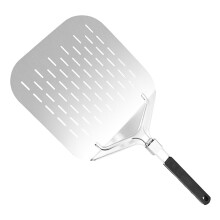 Pizza Paddle 12.5 Inch Lightweight Aluminum Pizza Peel With Foldable Handle For Oven Baking Bread Pastry