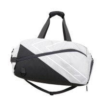Tennis Shoulder Bag Sports Bag Gift Travel Practical Oxford Fabric Fashionable Single Shoulder Badminton Racket Bag Fitness Lightgrey