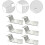 Metal Brackets For T Posts Mailbox Mounting Brackets Trellis Brackets Outdoor Use Standard T Posts Compatible 4