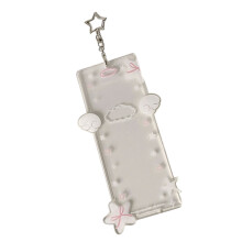 Campus Card Holders Fashionable Design Small Photo Card-White