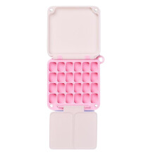 Mini Paint Palette Small Paint Storage Case For Art Travel-Pink