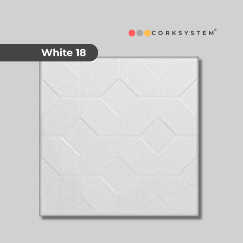 White 18 Ceiling and Wall Decorative Panels 2m2