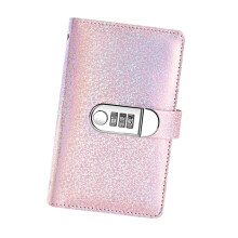 50 Pockets Cash Organiser Notebook Password Lock Money-1