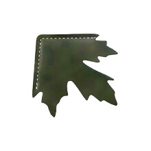 Soft Handcrafted PU Leather Bookmarks Light Weight-Green