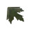 Soft Handcrafted PU Leather Bookmarks Light Weight-Green 1
