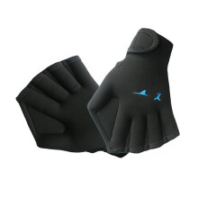 Neoprene swimming gloves with open fingers, light, comfortable, for fitness activities, 2 pieces Ref: 2083