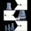 5Pcs Graduated Laboratory Flasks with Lid Clear Plastic-500ml 6