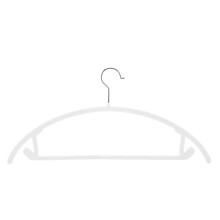 Percha de felpa con ángulo antihombro, percha que ahorra espacio con diseño de arco sin costuras, clips ajustables para pantalones y faldas,