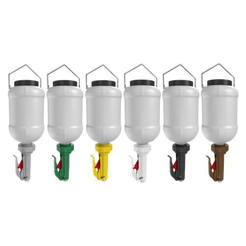 Hanging Condiment Squeeze Dispenser Leak Proof Sauce-Green 1