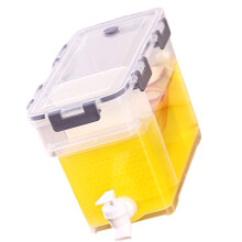 Leak Proof Fridge Dispenser Plastic Cold Beverage-grey 3.5L