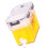 Leak Proof Fridge Dispenser Plastic Cold Beverage-grey 3.5L 1