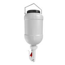 Hanging Salad Dressing Bottle Condiment-White Circular