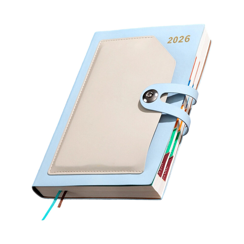 2026 Work Life Planner Travel Journal Schedule- Light/Blue 7704000415651