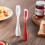 Miniature Silicone Butter Spatula Auto Standing Design-White 6