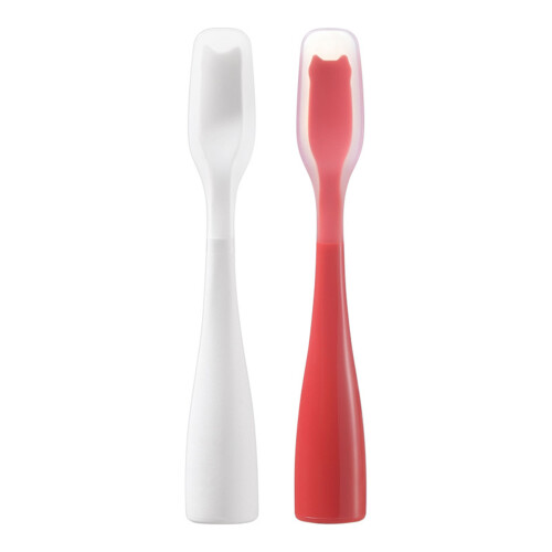 Miniature Silicone Butter Spatula Auto Standing Design-White 1