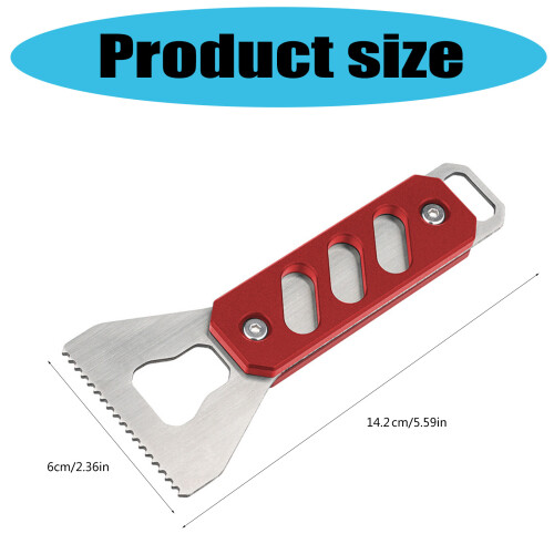 Multipurpose Glues Spreading Tool Aluminum Alloys Handle-black 2