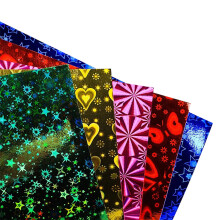 50/100Pcs Metallic Craft Paper Multicolored-laser. pape 50