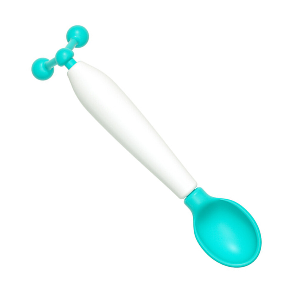 Soft Rotating Training Spoon Children Learn To-Seaweed green