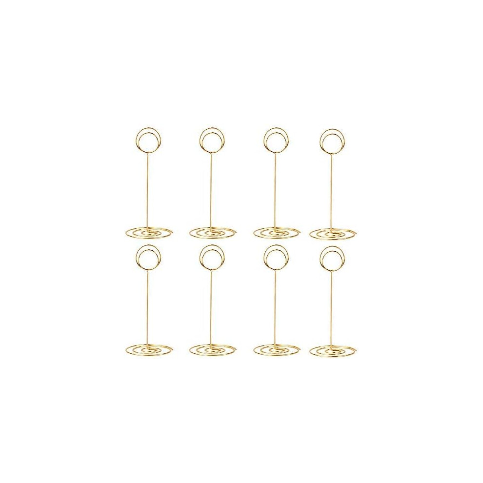 Sophisticated Birthday Party Decor, Silver Wire Picture Holder, High-Quality Metal Table Card Holders, Place Card Stand For Celebratory Events 9454554216775