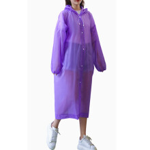 Poncho de chuva elegante em EVA para aventuras inesquecíveis ao ar livre, jaqueta reutilizável resistente à água com capuz ajustável para homens