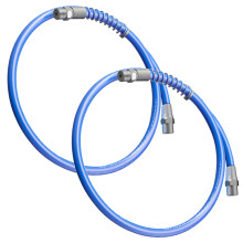 2pcs Quick Releases Grease Guns Hose Threaded Coupling-80CM