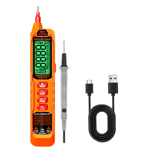 Intelligent Safety Multimeter Portable Design For Voltages