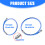 2pcs Quick Releases Grease Guns Hose Threaded Coupling-80CM 4