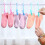 Πολύχρωμα μανταλάκια, αντιανεμικά κλιπ κρεμάστρας για ελαφριά ρούχα, πλαστικό PP 4