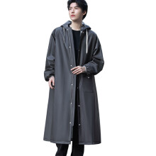 Transformable Rain Poncho Waterproof EVA Rain Jacket Ultra Lightweight Zipper Closure Breathable Rain Cape With Hood For Hiking Camping Travel