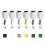 Large Capacity Plastic Sauce Dispenser Hanging-Green Circular 4