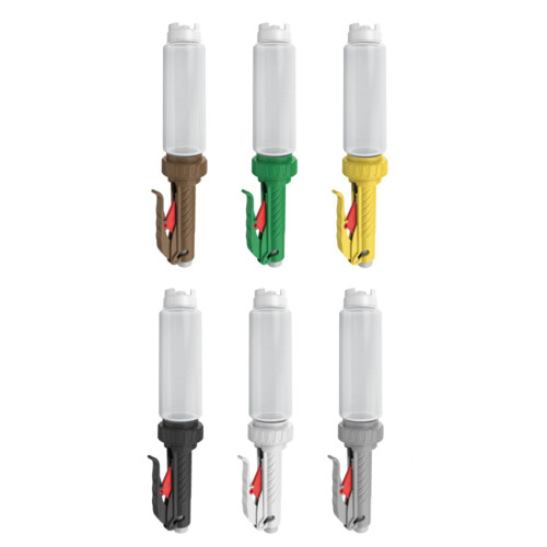 Portable 480ml Hanging Squeeze Bottle Plastic Sauce-Green 2