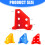 Multipurpose Plastic Shims Pack Of 20 Two Head Design-Blue 4