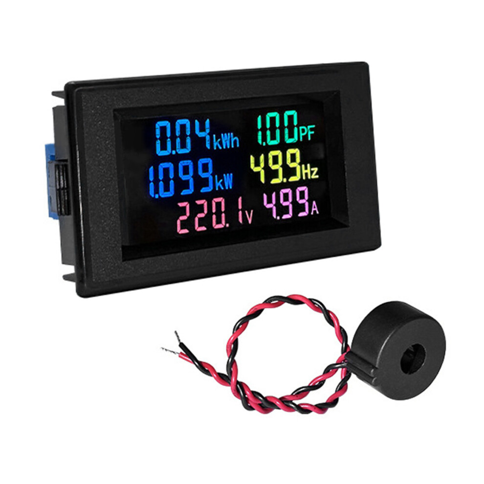 Realtime Electrical Parameter Monitor Color Digital-100A 7696000988092