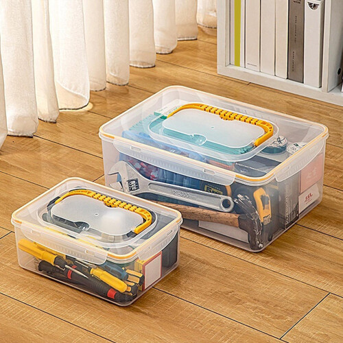 Large Capacity Tool Box Shockproof Hard Case-Medium Size 2