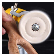 Buffing Wheels For Bench Grinder, 5Inch White Polishing Wheel For Metal Glass Wood Jewelry, Rotating Tools
