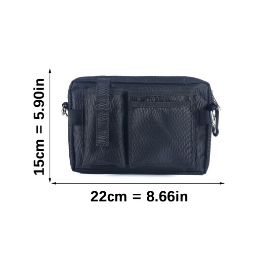Oxford Fabric Tool Belt Pouch Multi Pockets Tool Waist-Blue 2