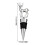 Zinc Alloy Wine Sealer Bottle Cork Stopper-Silver deer 4