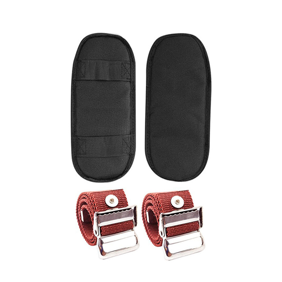 2Pcs Adjustable Leg Straps And Pads Set For Drywall Stilts Home 7696000990583