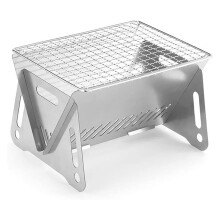 BBQ Grill Portable Foldable Stainless Steel Barbecue Oven For Outdoor Camping Stable And Durable