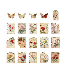 Vintage Aesthetic Scrapbook Kit 40 Sheets/Box DIY Scrapbooking Accessories