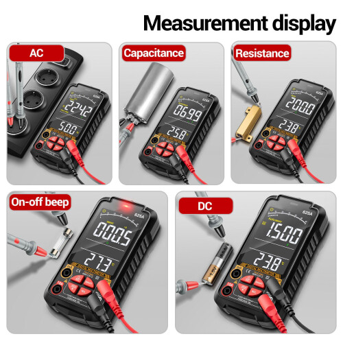 Digital Multimeter Voltmeter Continuitys NCV Meter Digital 2