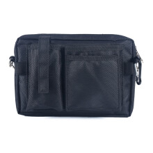 Multi Compartment Nurse Waist Pack Adjustable Tool Belt-Black