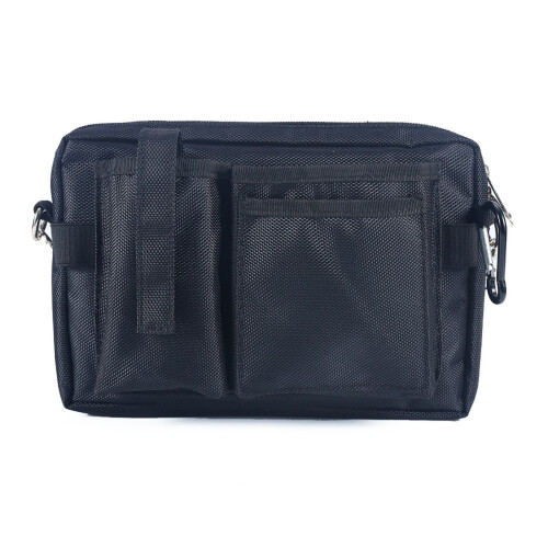 Multi Compartment Nurse Waist Pack Adjustable Tool Belt-Black